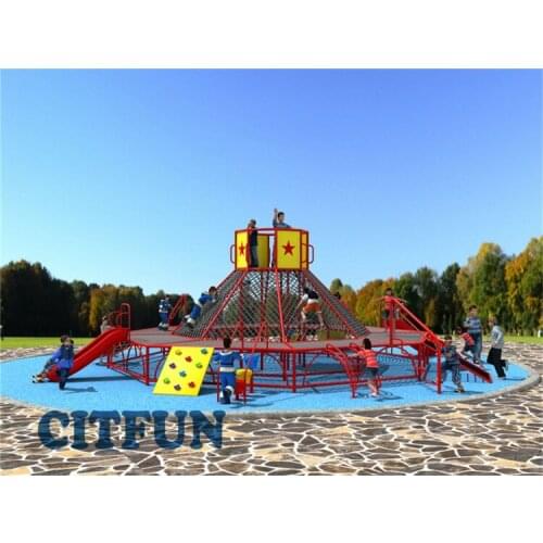 Hot Sale Outdoor Children Climbing Park Equipment, Net Structure OP16-233A