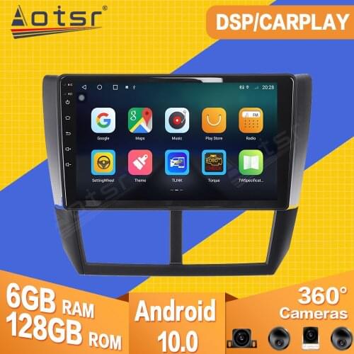 For Subaru Forester 2008 2009 2010 2011 2012 2013 Android Car Tape Radio Recorder Video Player GPS Navi DSP Multimedia Head Unit