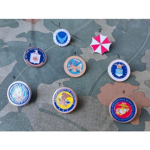 Military Us Army Air Force Identification Metal Badge Lapel Pin Brooch Insignia Military 5605101