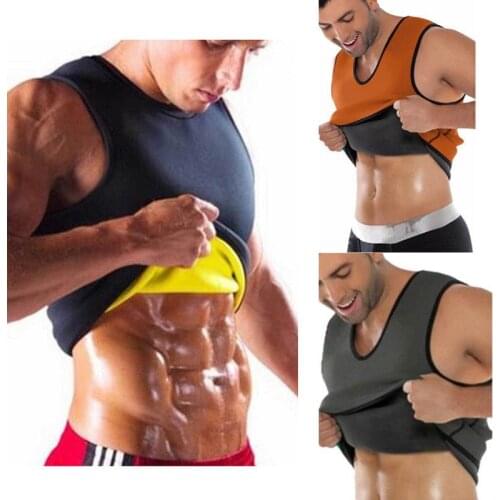 Fashion Slim Stretch Weight Loss Body Men Vest Trimmer Tummy Shirts Sports Gym Fitness Girdle Tops Men Running Vests Underwear