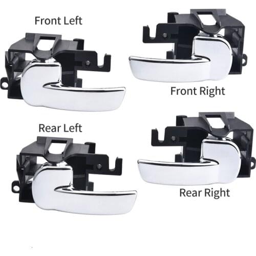 SPEEDWOW 4Pcs Car Interior Door Handle Front Rear Left Right 80670-4X02B 806714X02B For Nissan Pathfinder Navara D40 Pathfinder