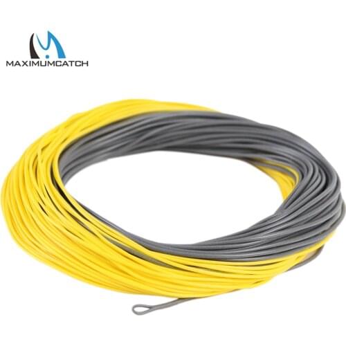 Maximumcatch Fly Fishing Line Windcutter 100FT 4wt-8wt Weight Forward Floating Fly Line With 2 Welded Loops