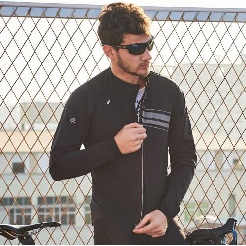 Santic Men Cycling Sports Skin Clothing Road Bike Light Waterproof Breathable Comfort Spring and Autumn Asian M9C07028 S-2XL