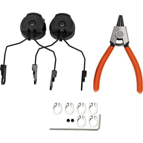 Tactical Helmet ARC OPS-CORE Rail Military Adapter SORDIN Bracket Is Suitable for Tactical MSA SORDIN Shooting Headset BK