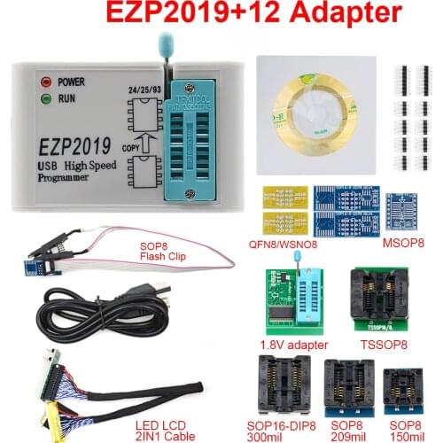 EZP2019 High Speed USB SPI Programmer Better than EZP2013 EZP2010 2011Support 24 25 93 EEPROM Flash Bios Chip