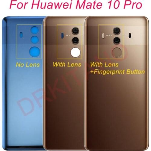 For HUAWEI Mate 10 Pro Battery Cover Back Glass Rear Door Housing Case Panel Replacement For Huawei Mate10 Pro Battery Cover