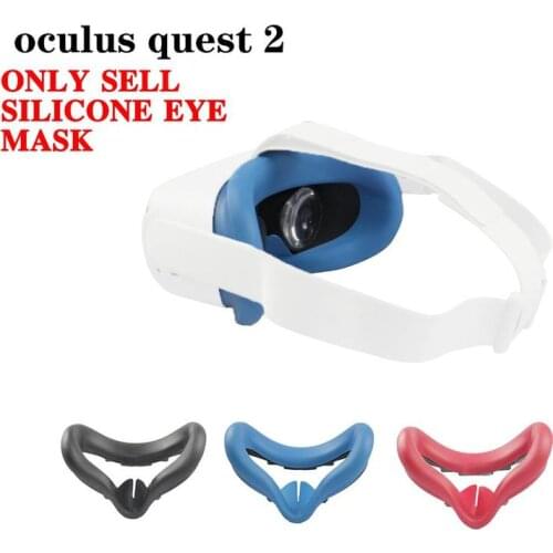 Eye Mask Cover For Oculus Quest 2 VR Glasses Silicone Anti-sweat Anti-leakage Light Blocking Eye Cover Pad For Oculus Quest 2