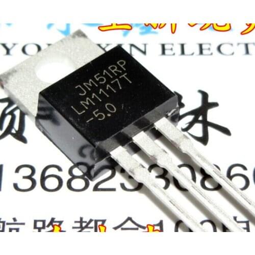 10PCS LM1117T-5.0 TO220 LM1117-5.0 LM1117T 5V LM1117 TO-220 IC New Original In Stock