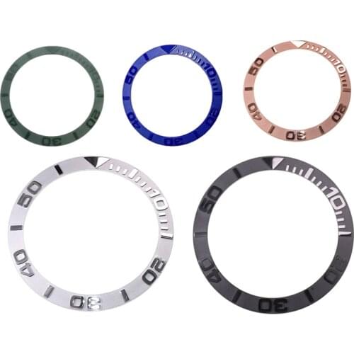 38mm Ceramic Watch Bezel Insert for 40mm Mens Watch Face Inner Diameter 30.7mm Watches Bezel for Watch Repair Case Replace