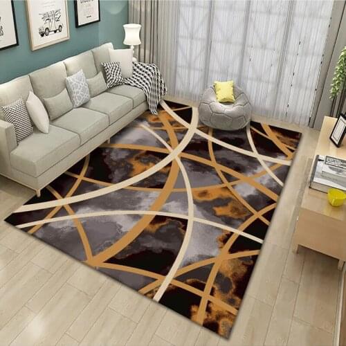 New Nordic 3D Carpets For Living Room Kids Room Decor Carpet Home Hallway Floor Mats 3D Geometric Bedside Pattern Rugs Bedroom