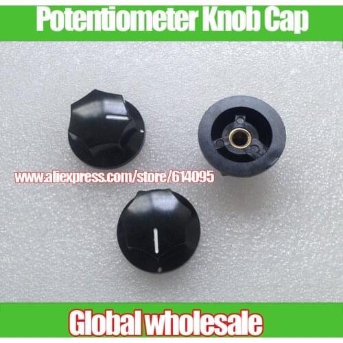 6pcs B-3 flower half-axis Potentiometer Knob Cap / Diameter 33MM * Height 17MM Hole 6MM
