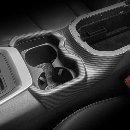 Car Center Console Gear Shift Cup Holder Cover Trim Frame for Toyota Rav4 2019 2020 2021 Accessories