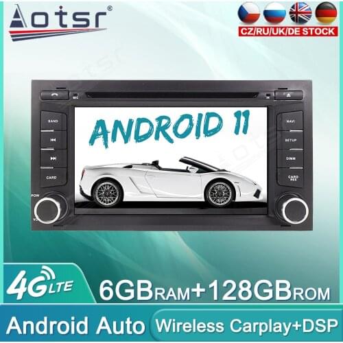 Android 11 128GB Car Radio DVD For Seat Leon MK2 2005 -2012 Audio Multimedia Player GPS Navigation Auto Stereo Head Unit Carplay