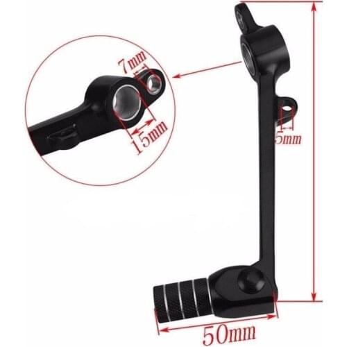 Black Motorcycle Rear Folding Brake Shift Pedal Foot Lever For Honda CBR600F4 1999 2000 CBR600F4i 2001-2006