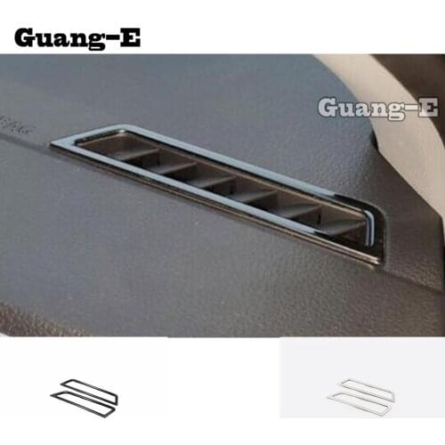 For Volkswagen VW Polo Hatchback 2019 2020 2021 2022 Car Front Air Conditioning Outlet Vent Styling Garnish Cover Frame Trim