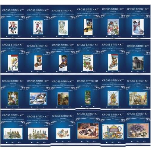 For Embroidery Christmas sock style More photos Needlework 14CT DMC DIY Cross Stitch Kits Handmade Arts Wall Decor 2 8