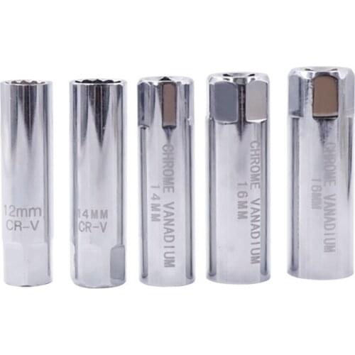 12/14/16mm Spark Plug Socket Remove Wrench Thin Wall Magnetic Removal Tool 3/8 inch Drive Universal Wrench Tool