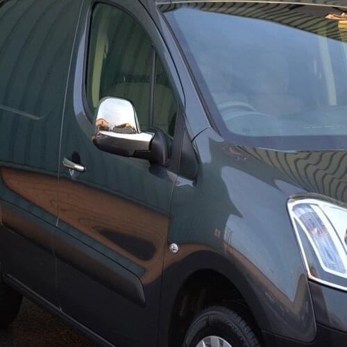 For Peugeot Rifter Chrome Mirror Cover 2 Piece. Abs. 2019 and Later. ISO9001 / 2008 A + Quality Modified Design