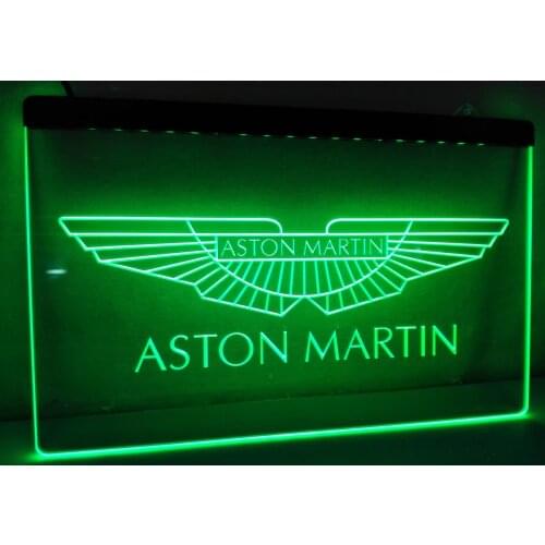 LG147- Aston martin LED Neon Light Sign hang sign home decor crafts