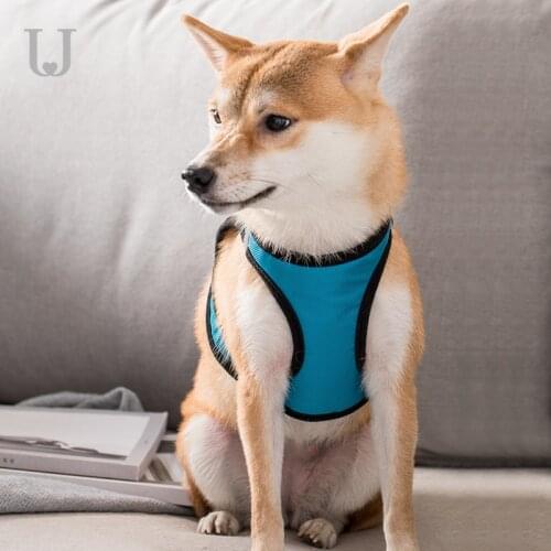 Jordanjudy Pet chestback vest type traction rope Breathable Mesh Dog Harness Leash Pet Harness Safety Belt Dog Chest Straps