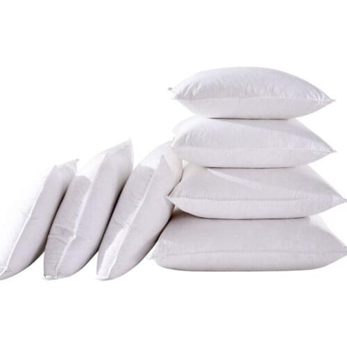 Entry Luxury 2-4cm Gooose Down Feathers Cushion Insert Core Throw Pillow Core 100% Down Feathers Pillow Filling Downproofness