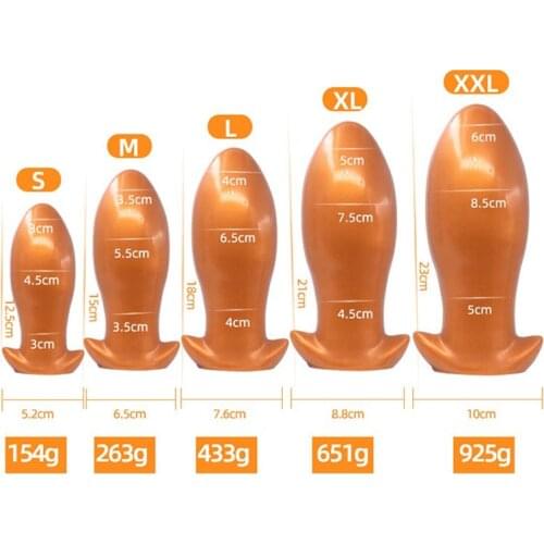 Huge anal plug buttplug erotic products for adults 18 silicone plugs big butt plug anal balls vaginal anal expanders bdsm toys