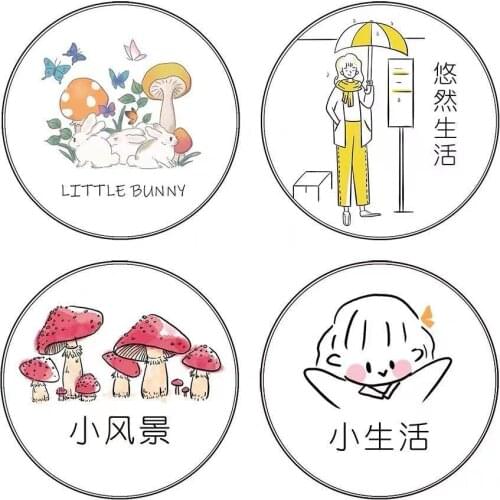 Lovely Little Bunny Clear PET Tape for Card Making Bullet Journal DIY Scrapbooking Decorative Sticker