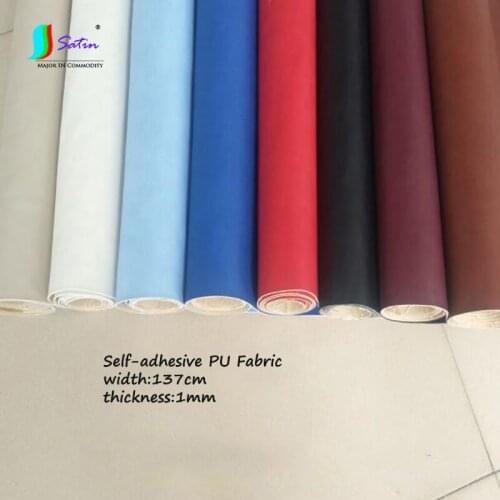 Diy Colorful PU Self-adhesive Fabric Party Bar Stage Background Jewelry Box Mobile Packaging Decorative Repair Counter Cloth