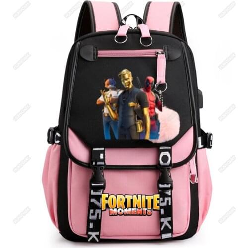 FORTNITE Game Backpack Cosplay Teenagers Students Schoolbag Unisex Travel Shoulder Laptop Mochila Infantil