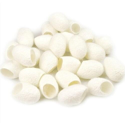 10 Pcs Silkworm Balls Purifying Whitening Exfoliating Scrub Blackhead Remover Natural Silk Cocoons Facial Skin Care