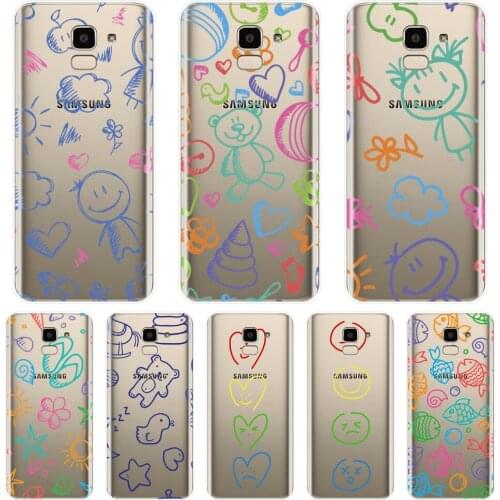 Heart Silicone Phone Case For Samsung Galaxy J3 J5 J7 2015 2016 2017 Back Cover For Samsung J4 J6 J8 Plus 2018 J2 J5 J7 Prime