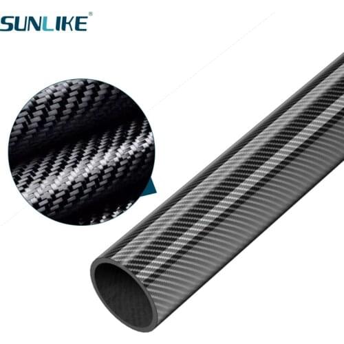 3 PCS Length 330MM Carbon Fiber Tube Pipe 33CM Diameter 4mm 5mm 6mm 7mm 8mm 9mm For RC Model Airplane Drone Accessories