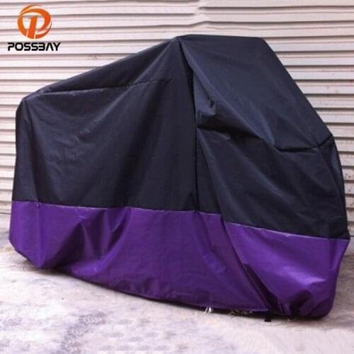 POSSBAY Universal Motorcycle Covers Dustproof Waterproof Outdoor Cover UV Protector for Harley Honda Yamaha BMW Capa Funda Moto