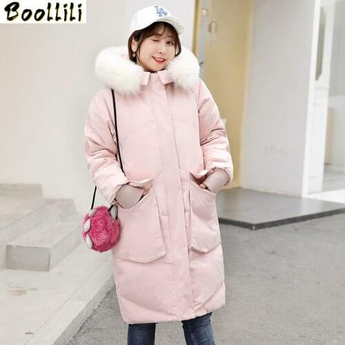 Boollili White Duck Down Coat Women Plus Size Winter Down Jacket Women Jacket Korean Puffer Jacket Chaqueta Mujer