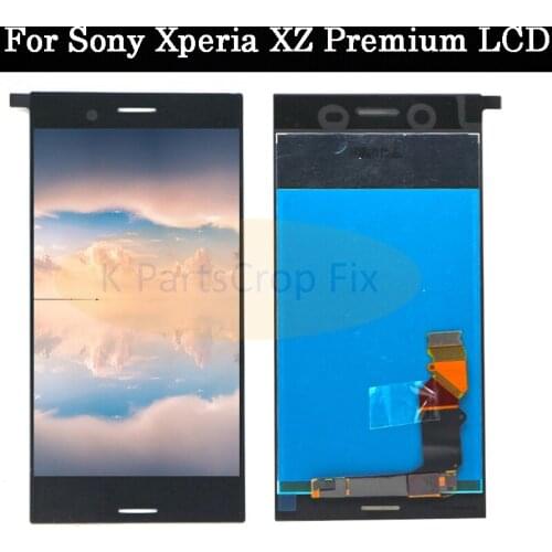 5.5" For SONY XZP LCD Display Touch Screen Digitizer Assembly For Sony Xperia XZ Premium G8142 E5563 LCD Replacement with Frame