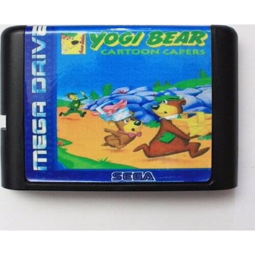 Yogi Bear 16 bit MD Game Card For Sega Mega Drive For Genesis