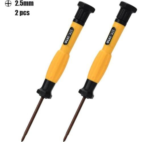 2pcs/ set) 2.5mm Phillips Screwdriver Cross Head Screwdrivers Magnetic Tip Hand Tool Screw Driver Laptop Phone Repair Tool