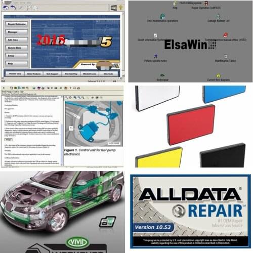 2021 Hot Alldata Mit.Chell Software Auto-Data Software Alldata 10.53 Mit--Chell OD5 Elsa Win Vivid Atsg 49 In 1tb HDD Alldata