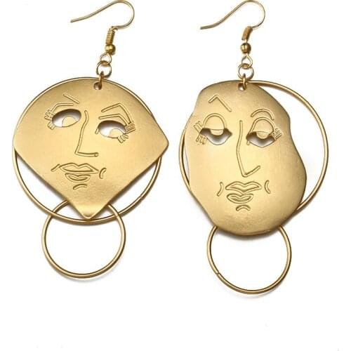 23 STYLES! New Exaggerated Women Earrings Jewelry Funny Abstract Face Statement Earrings For Women Personality Jewelry