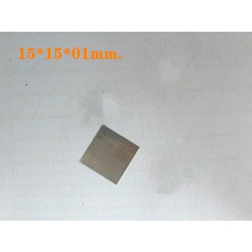 Pure platinum tablet, platinum plate electrode, purity: 99.99%, specification: 15*15*01mm