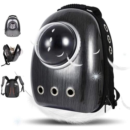 Travel Pet Carrier Bubble Dome Backpack for Dog and Cat Airline Approved Space Capsule Waterproof Breathable Knapsack