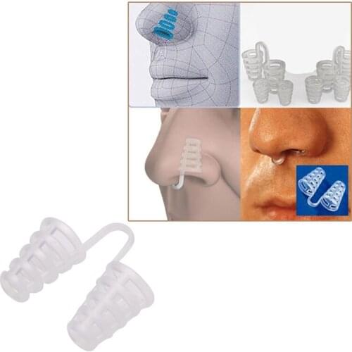 Anti Snoring Breathe Easy Sleep Aid Nasal Dilators Device No Strips Nose Clips Soft New