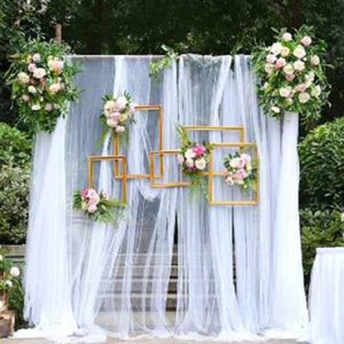 48CMx5M Tulle Roll Crystal Fabric Organza Tulle Roll Spool Wedding Decoration Birthday Party Kids Baby Shower 5ZSH015