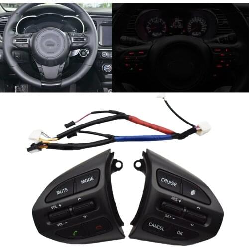 New For Kia K5 Optima 2014-2015 Car steering wheel buttons car-styling button switch cruise volume control buttons