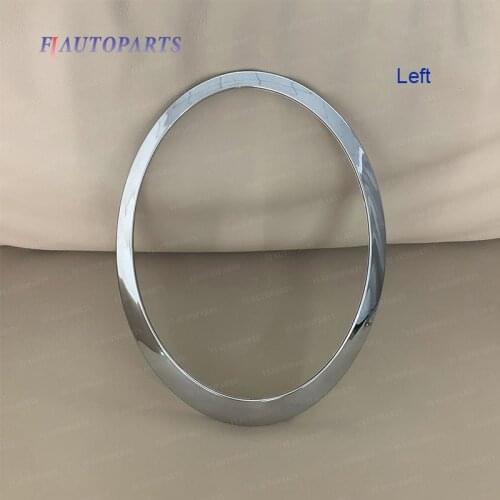 For Mini Cooper 2007-2015 R55 R56 R57 R58 R59 Left Right ABS Chrome Sliver Headlight Trim Ring