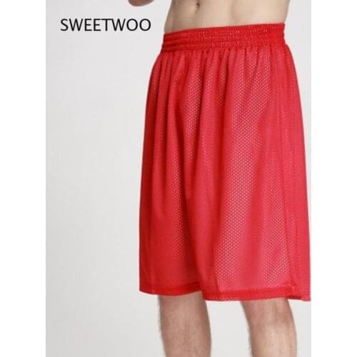 2021 Summer Outdoor Loose Breathable double-sided Basketball Shorts Fitness practice shorts Men Running shorts XS-XXL