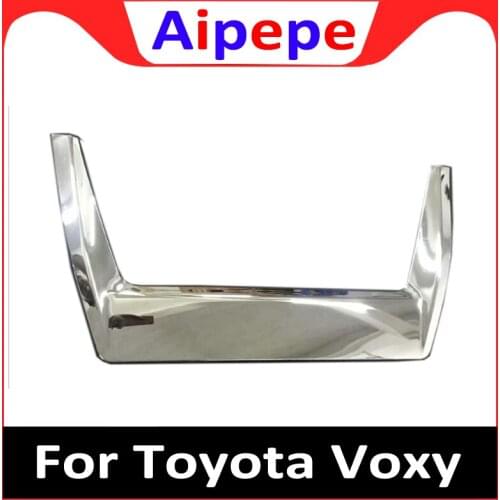 Rear Trunk Lid Cover Trim Car License Plate Frame Accessories Tailgate Boot Protection Strip For Toyota Voxy Noah R80 2017-2019