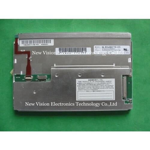 NL8048BC19-03 NL8048BC19-02 NL8048BC19-02C Original 7" inch LCD Display Module for Industrial Application