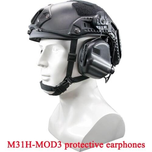 Newest Tactical Military Headset with Noise Canceling Hearing Protection Softair Aviation Protective Headset for FAST MT Helmets