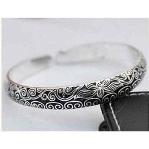 Tribe Jewellery Tibetan carved luck Cuff Bracelet XSZ9 >Dongguan girl jewerly Store free shipping